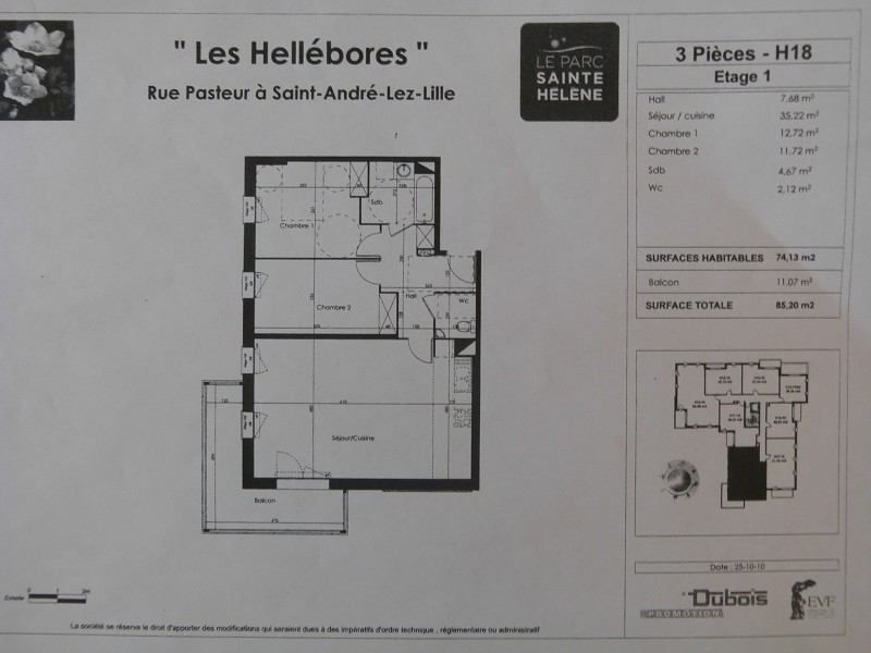 Location Appartement 74m² Saint Andre 7